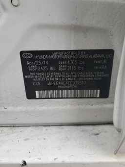 2014 HYUNDAI SONATA