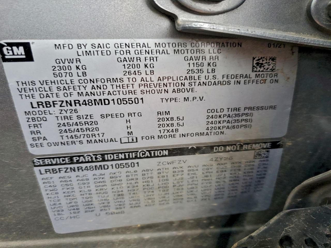 2021 BUICK Envision