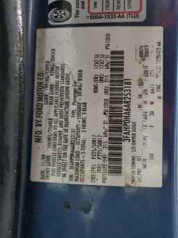 2010 FORD FUSION