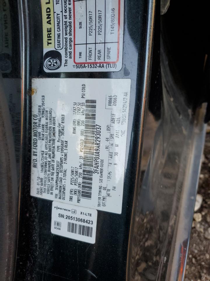 2010 FORD FUSION