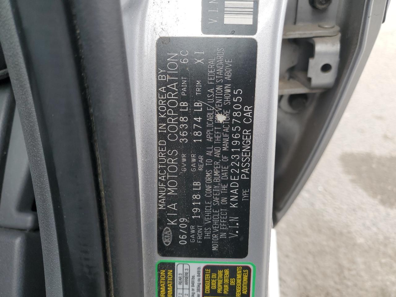2009 KIA RIO