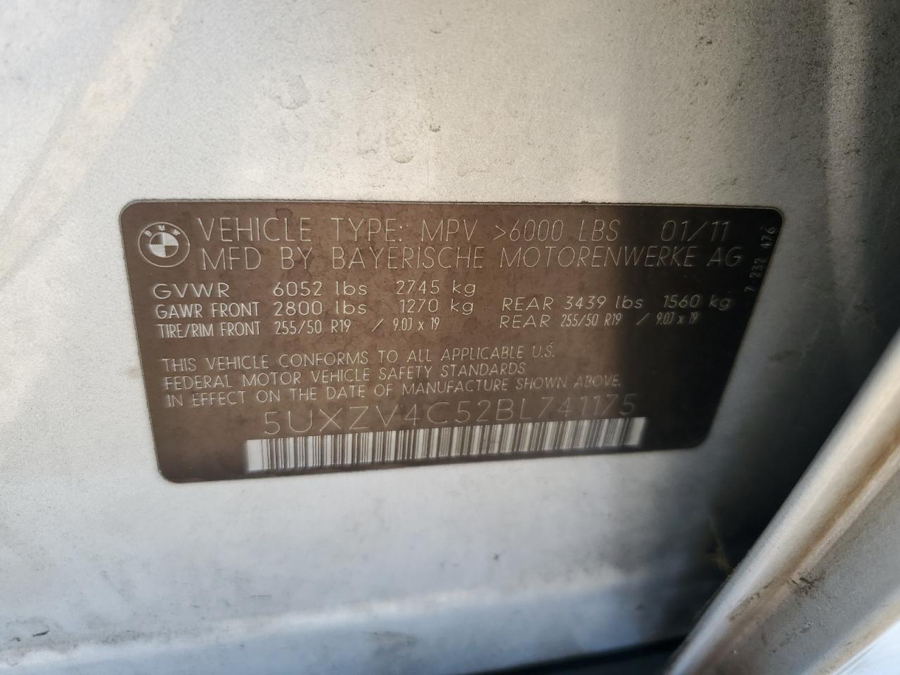 2011 BMW X5