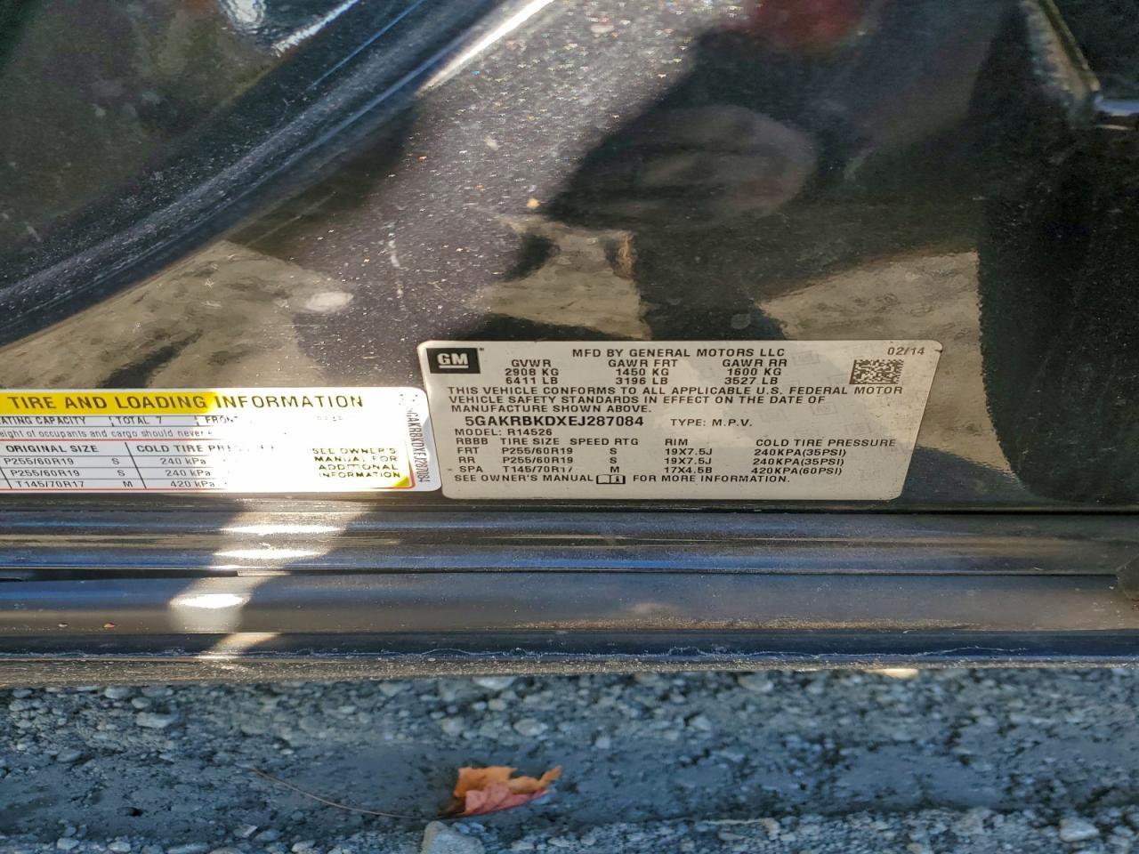 2014 BUICK ENCLAVE