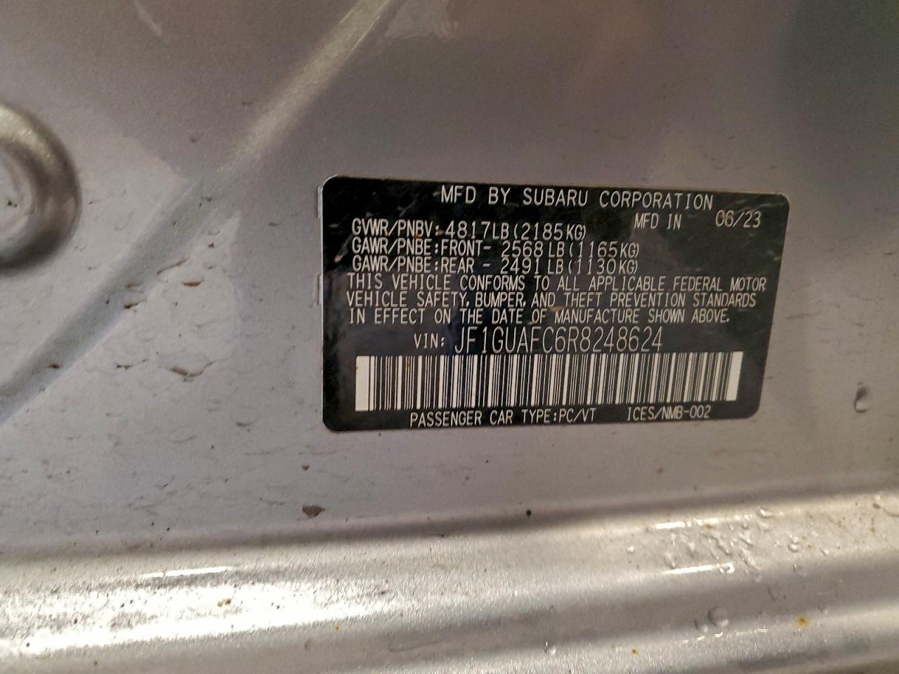 2024 SUBARU IMPREZA
