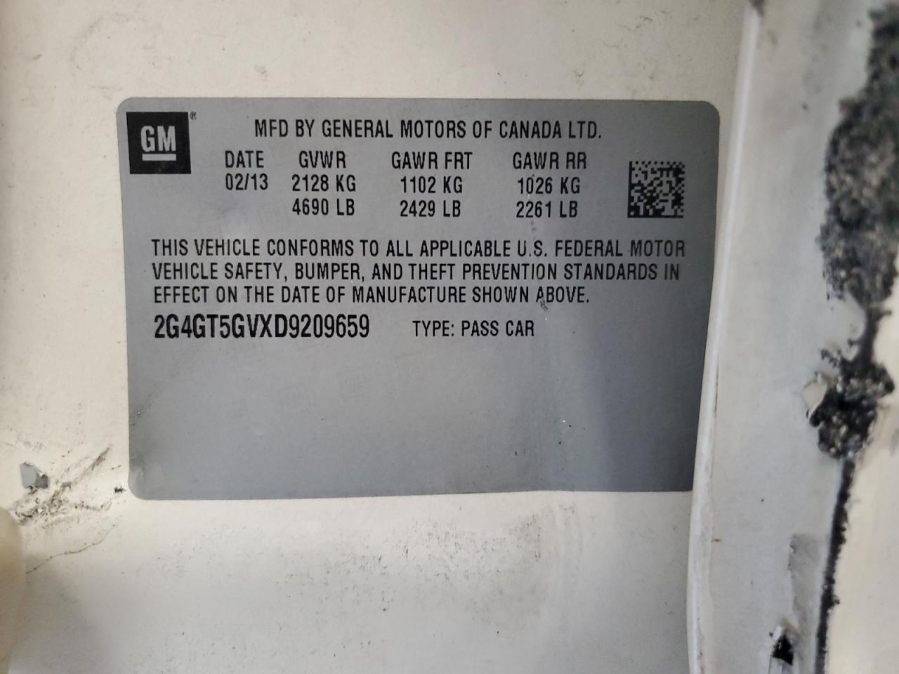 2013 BUICK Regal
