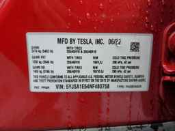 2022 TESLA MODEL S