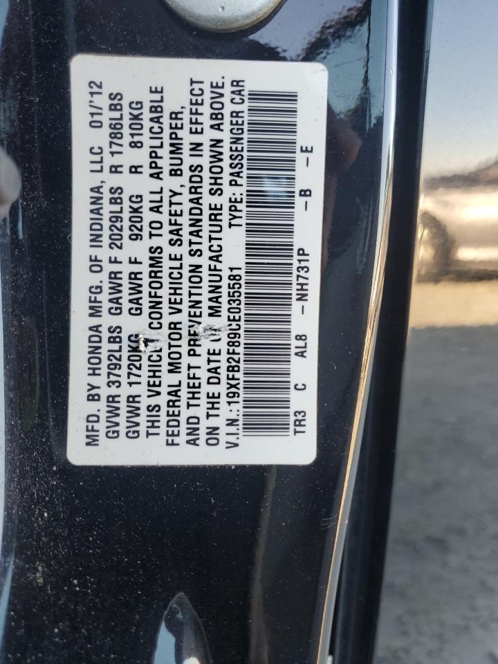 2012 HONDA CIVIC