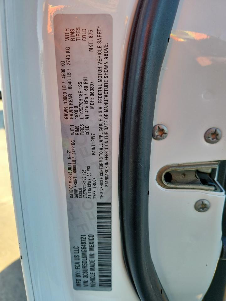 2021 RAM 2500