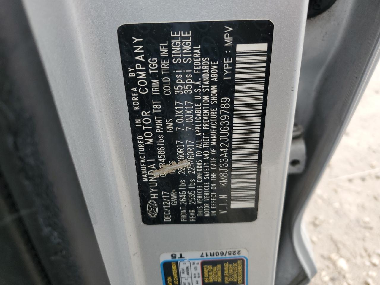 2018 HYUNDAI TUCSON