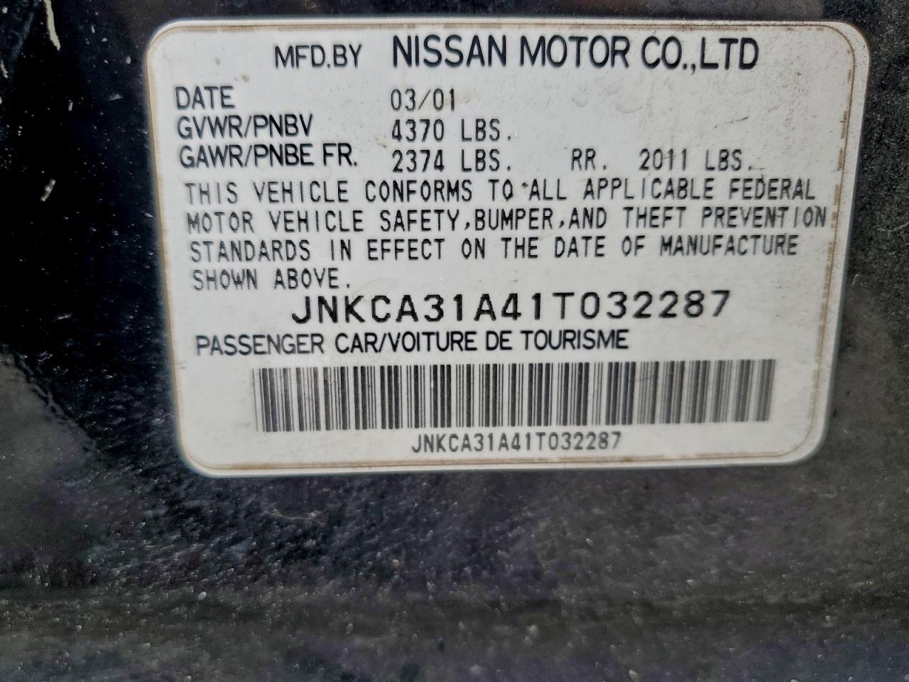 2001 INFINITI I30