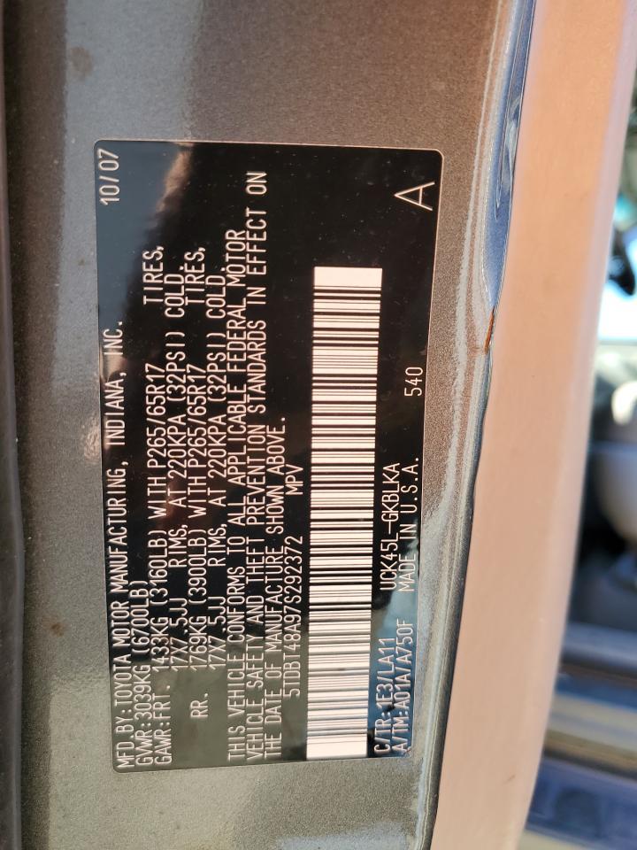 2007 TOYOTA Sequoia