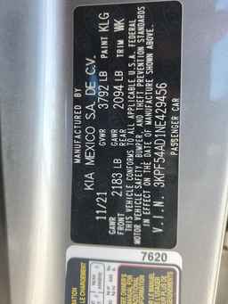 2022 KIA FORTE