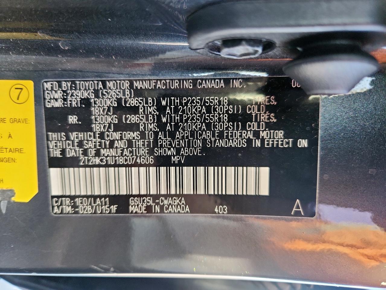 2008 LEXUS RX 350