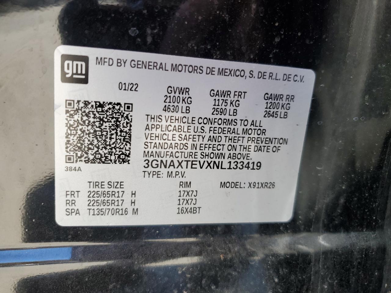2022 CHEVROLET EQUINOX