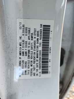 2013 HONDA ACCORD