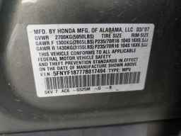 2007 HONDA PILOT