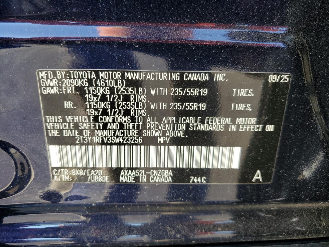 2025 TOYOTA RAV4