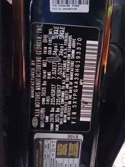 2017 KIA SORENTO
