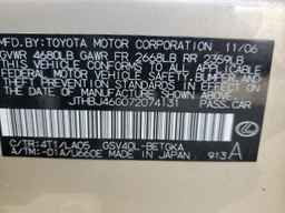 2007 LEXUS ES 350