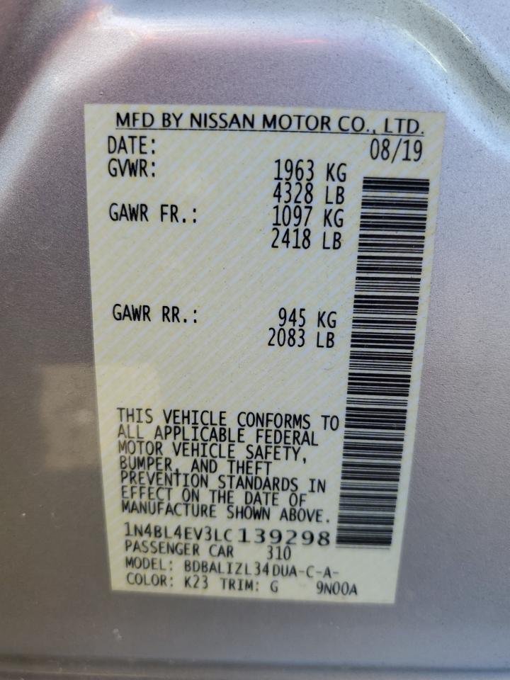 2020 NISSAN ALTIMA