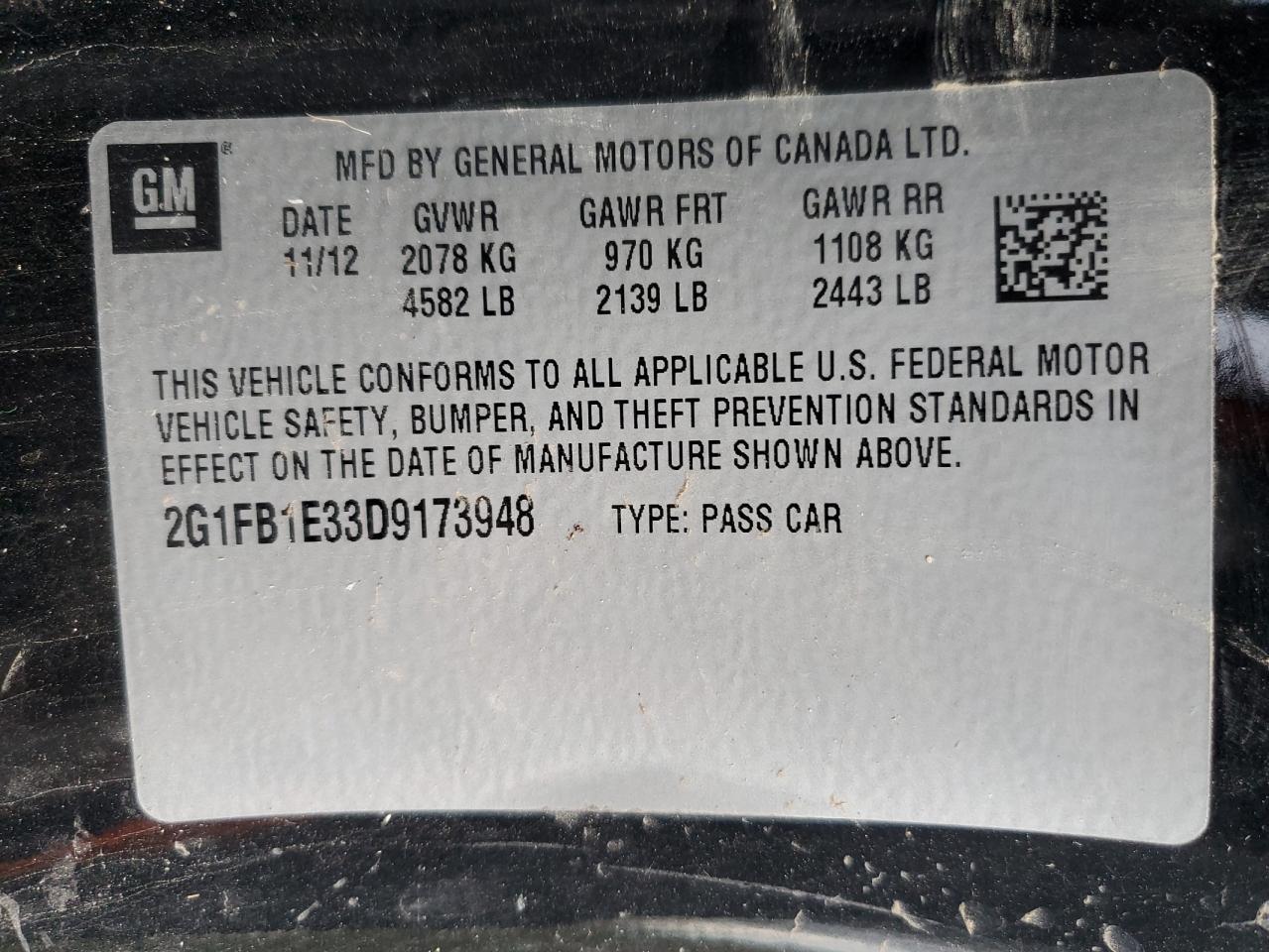 2013 CHEVROLET Camaro