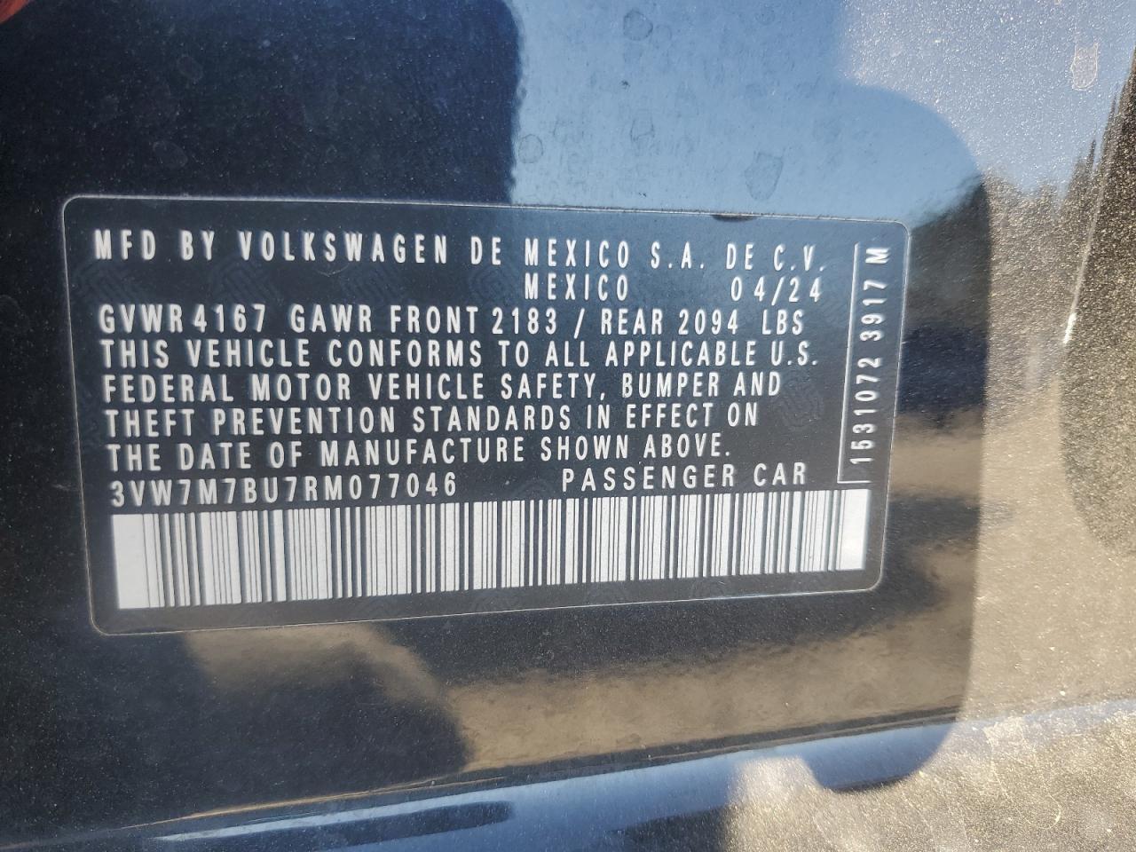 2024 VOLKSWAGEN JETTA