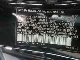 2021 HONDA CIVIC