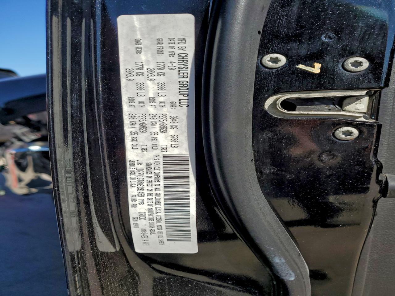 2010 DODGE RAM 1500