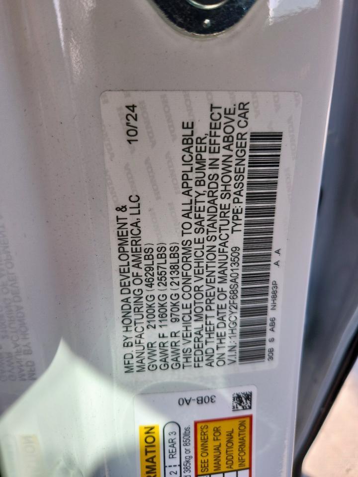 2025 HONDA ACCORD