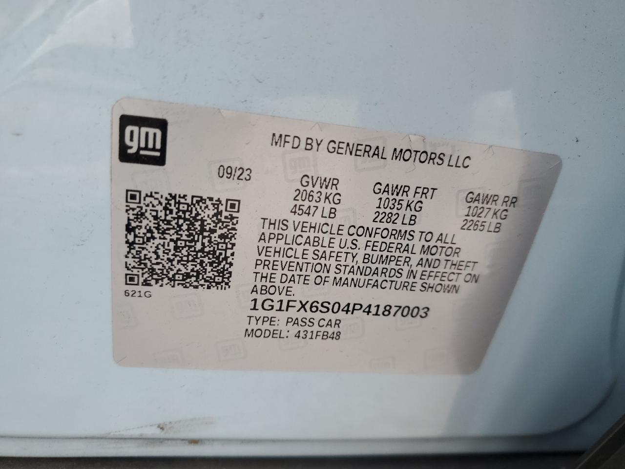 2023 CHEVROLET Bolt EV