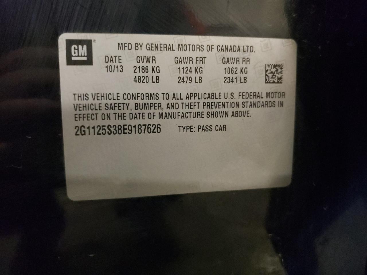 2014 CHEVROLET IMPALA