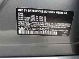 2017 BMW 7 series
