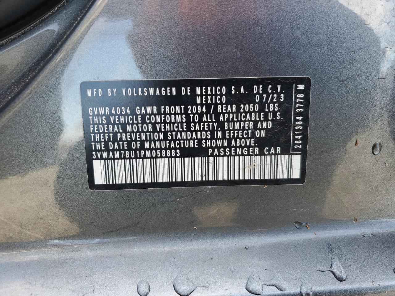 2023 VOLKSWAGEN JETTA