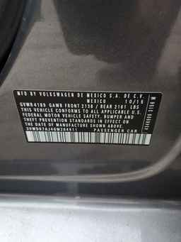 2016 VOLKSWAGEN JETTA