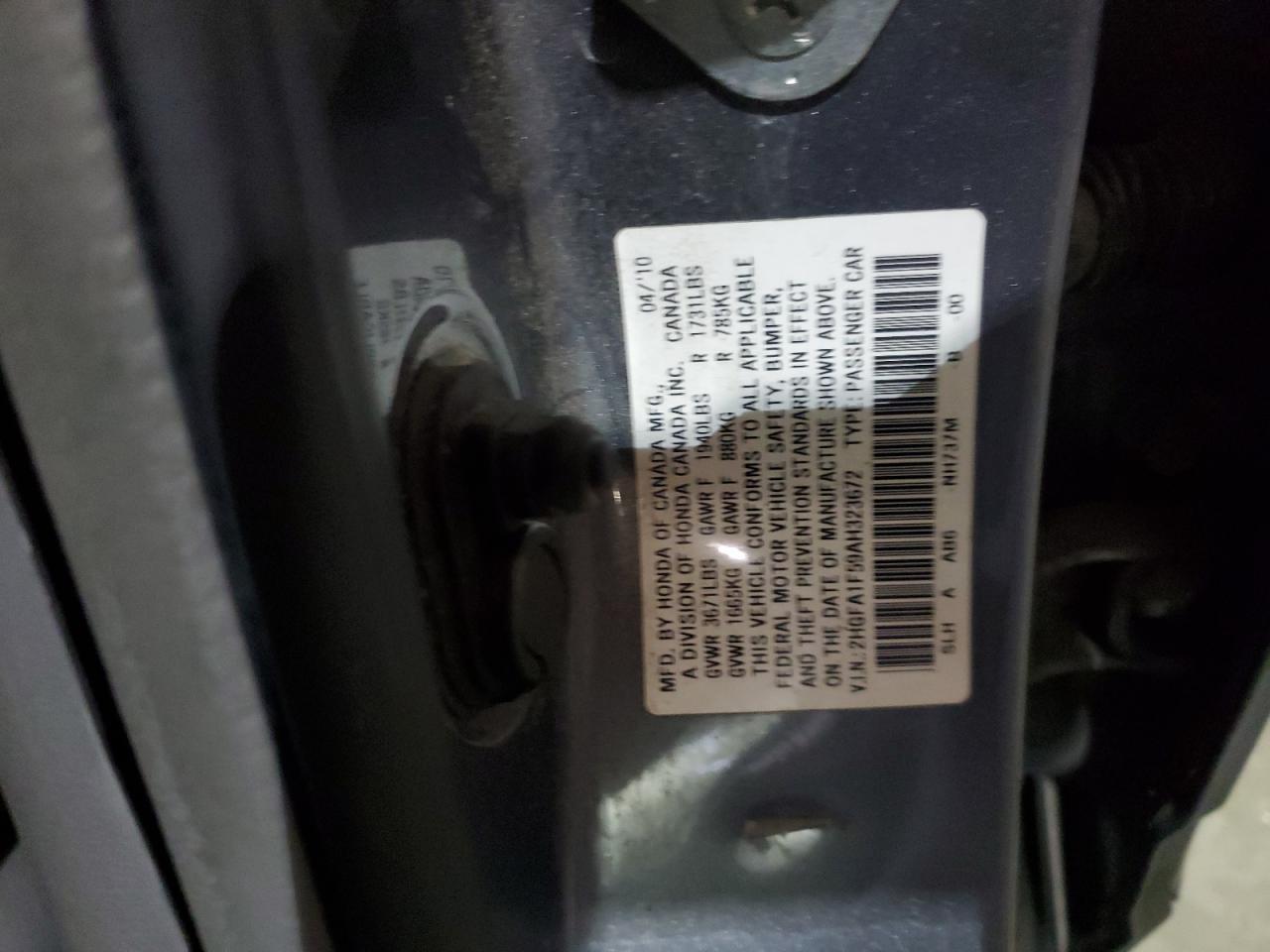 2010 HONDA CIVIC