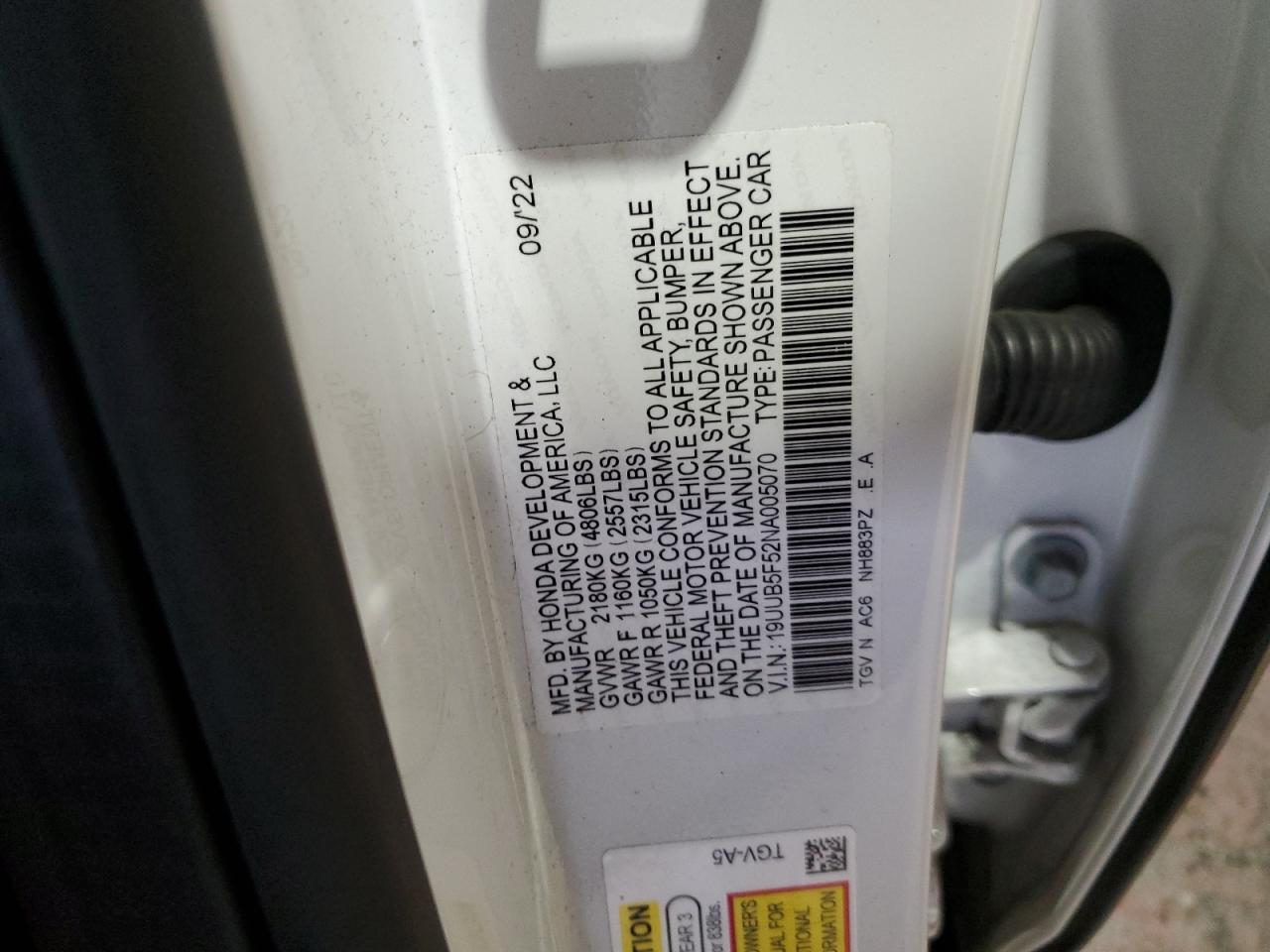 2022 ACURA TLX