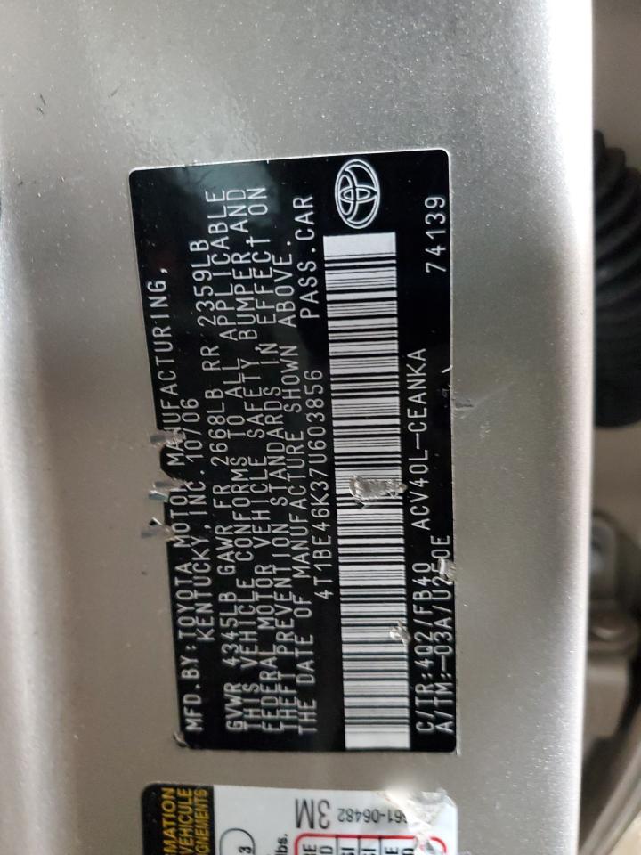2007 TOYOTA CAMRY