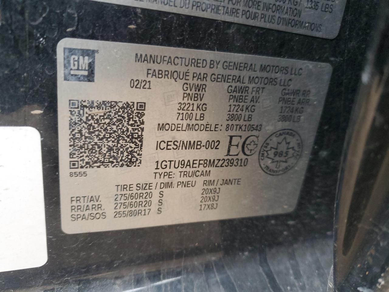 2021 GMC Sierra