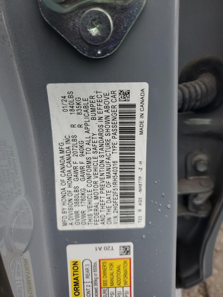 2024 HONDA CIVIC