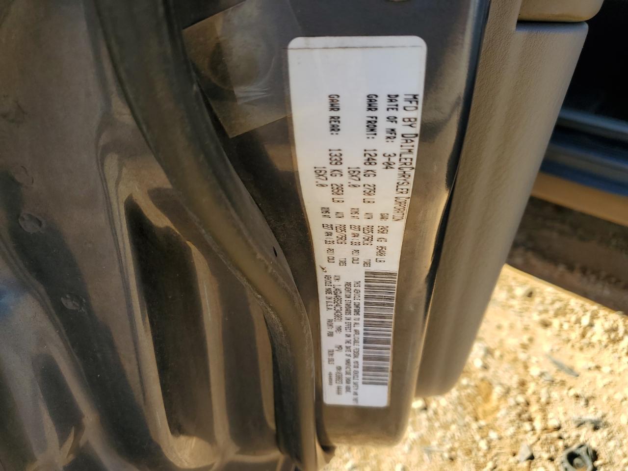 2004 JEEP Grand Cherokee