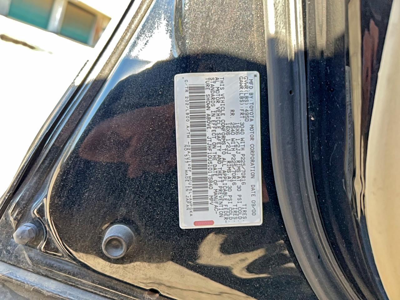 2001 LEXUS Rx 300