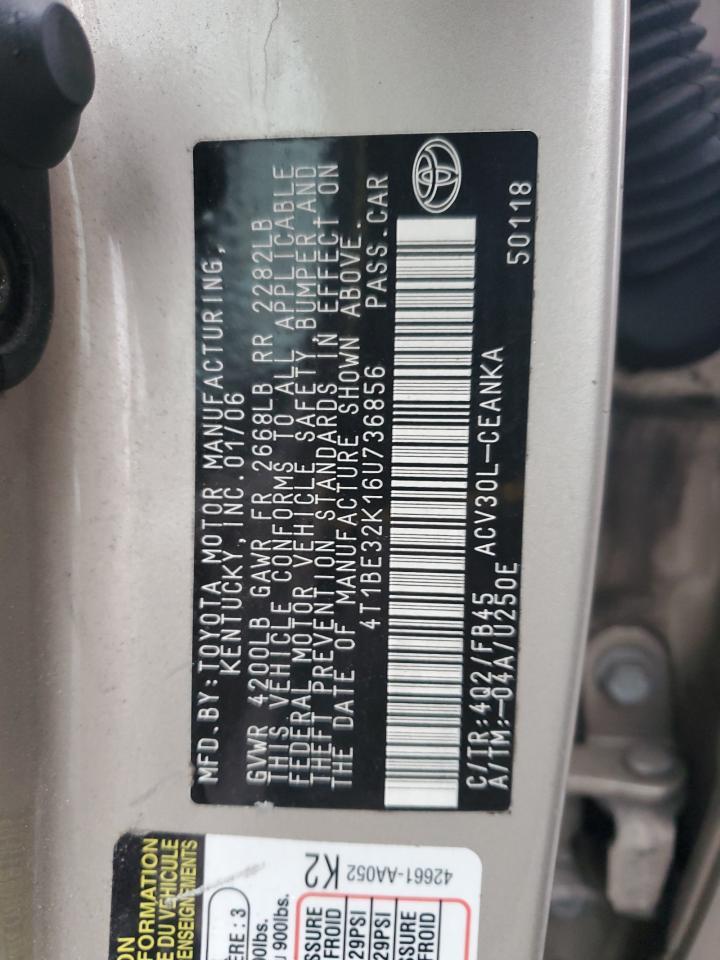 2006 TOYOTA CAMRY