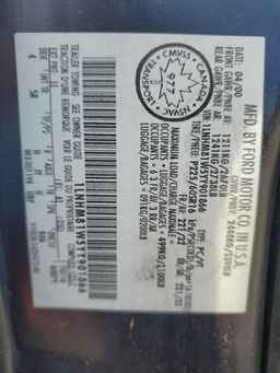 2000 LINCOLN Town Car