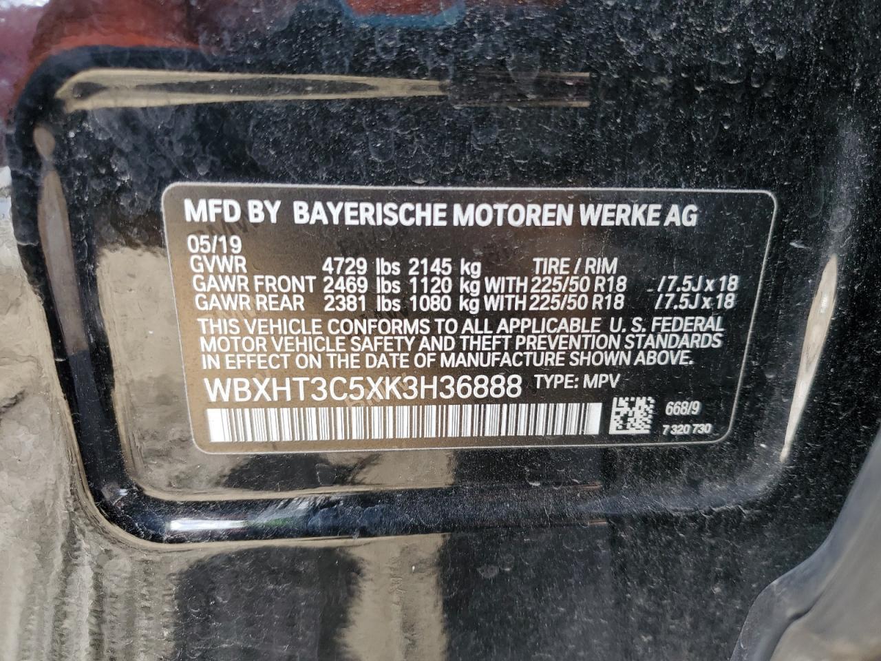 2019 BMW X1