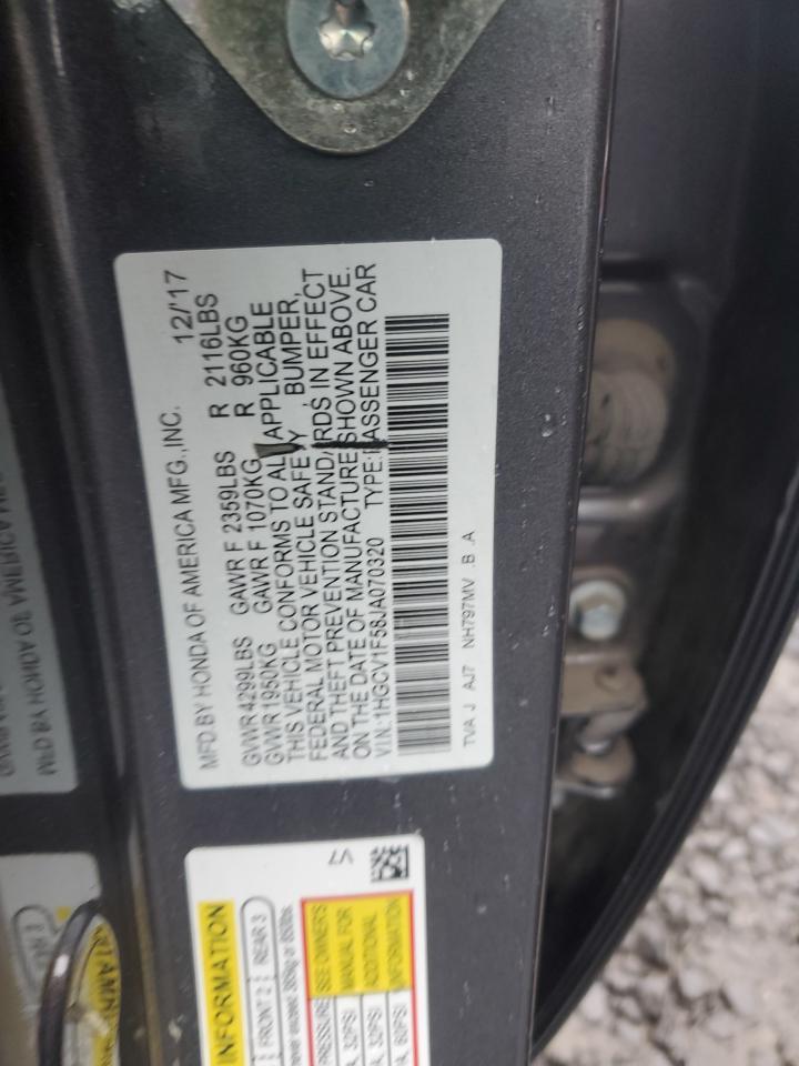 2018 HONDA ACCORD