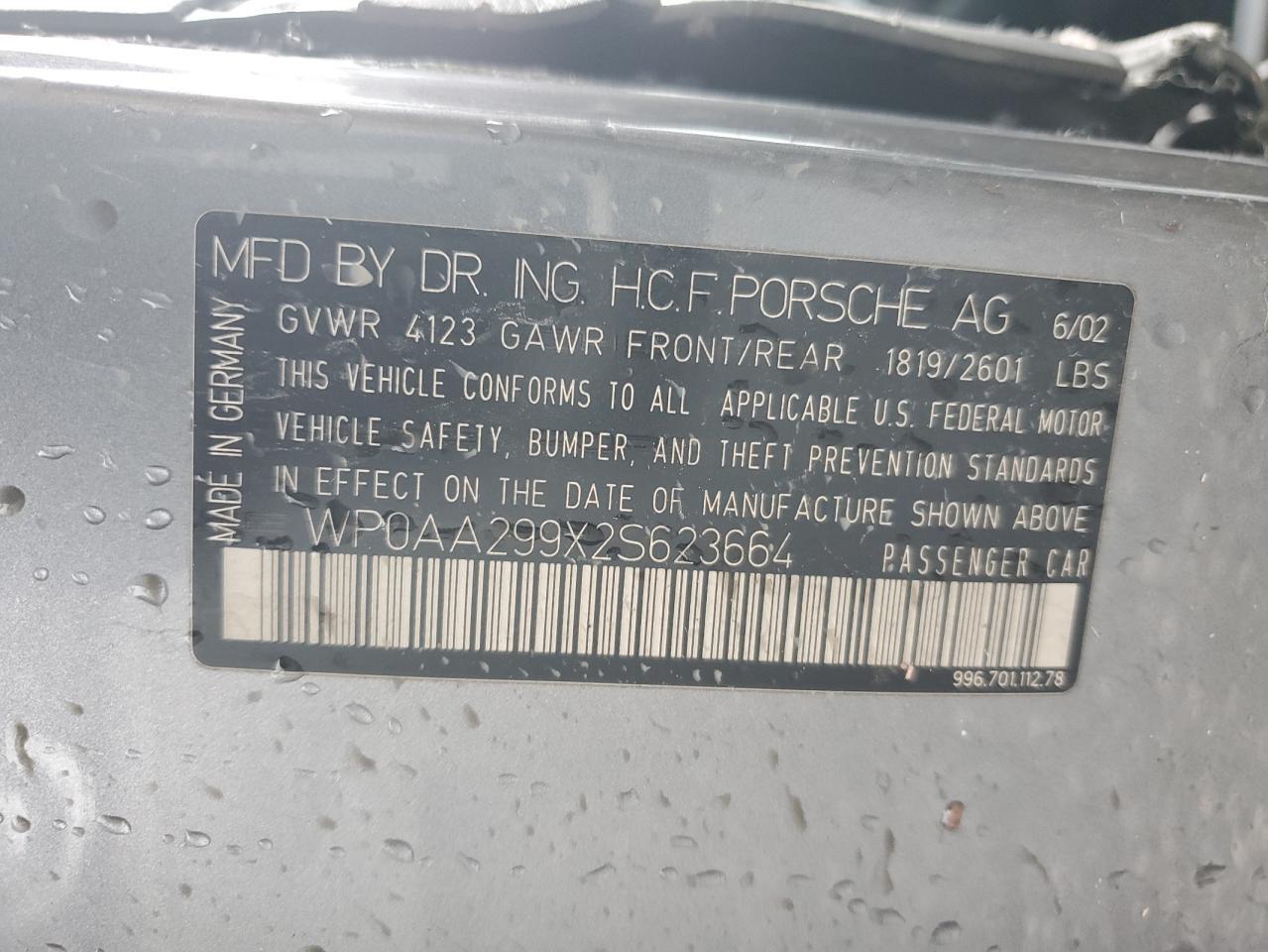2002 PORSCHE 911