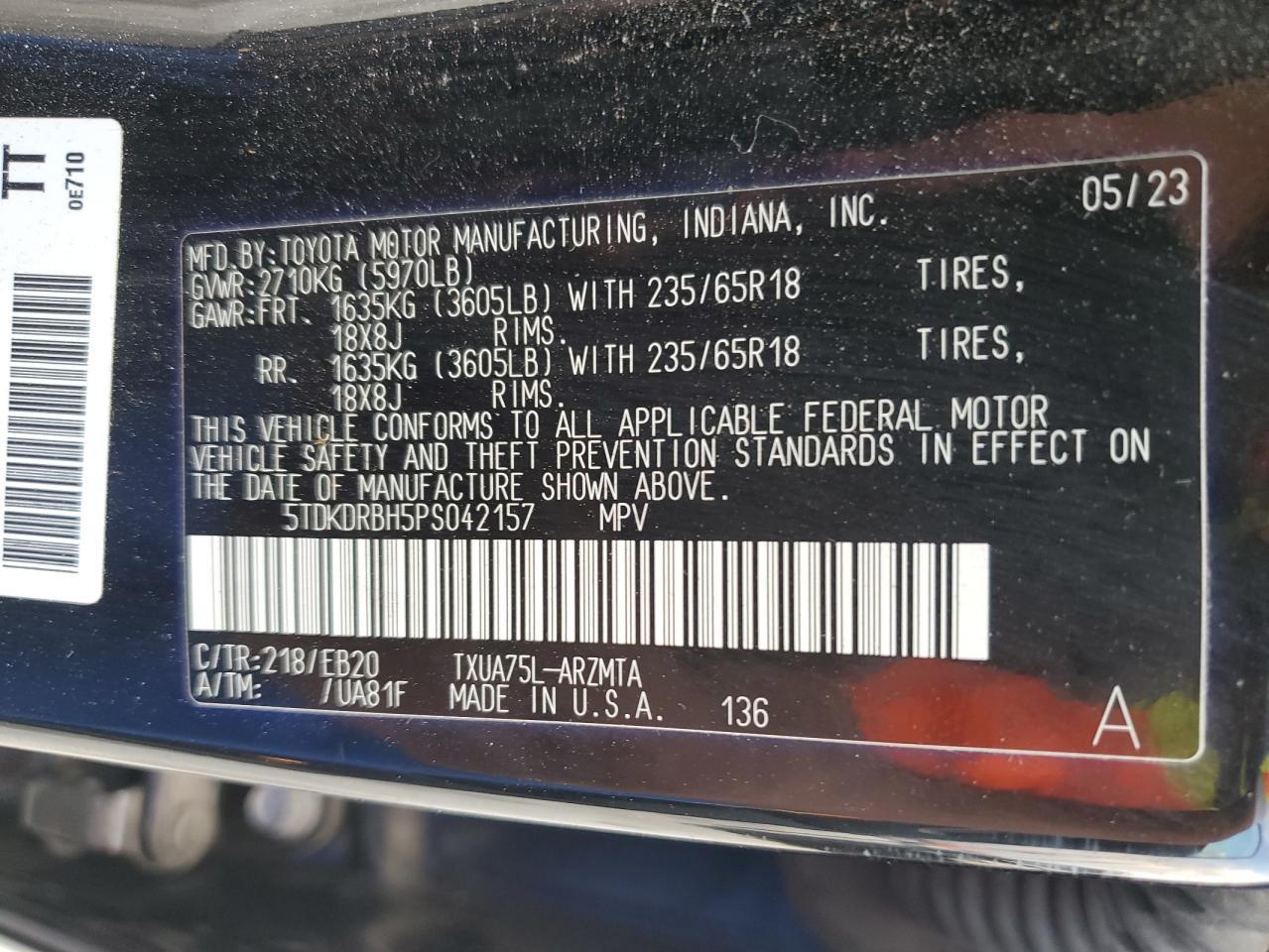2023 TOYOTA HIGHLANDER