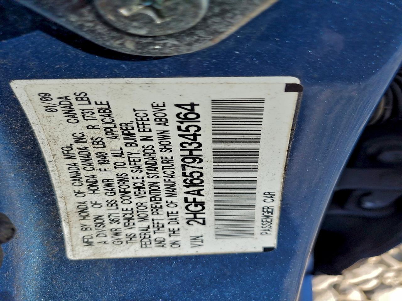 2009 HONDA CIVIC
