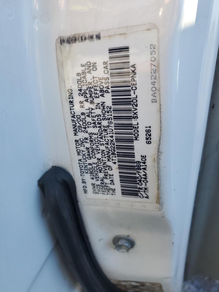 2001 TOYOTA CAMRY