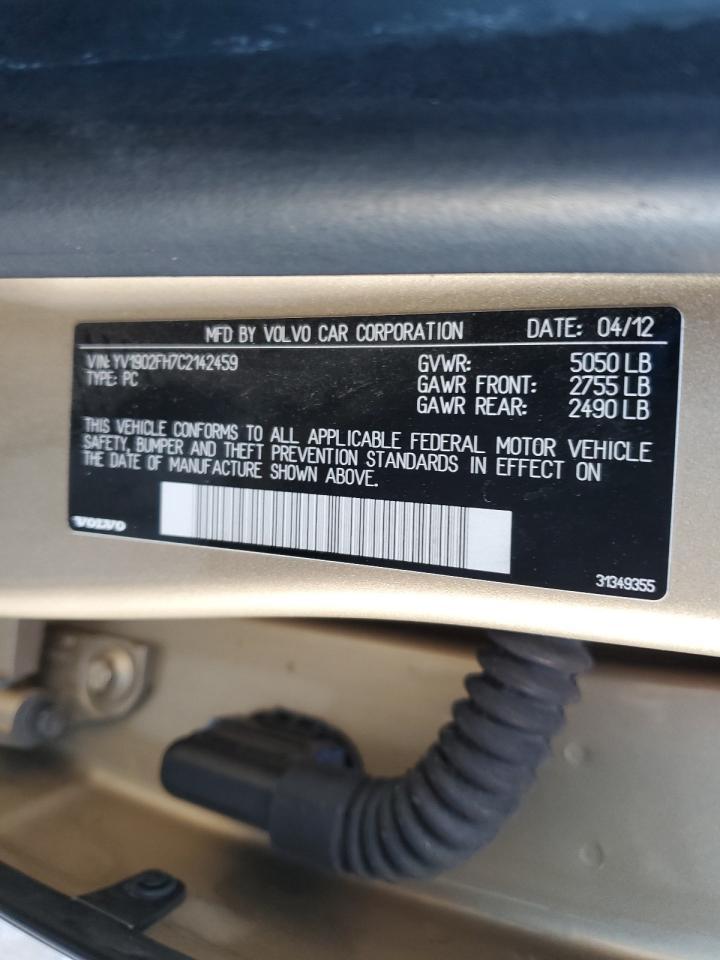 2012 VOLVO S60